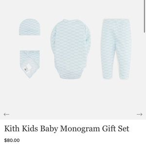 Kith Baby Monogram Gift Set
